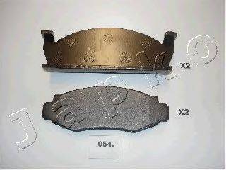 JAPKO 50054 Комплект гальмівних колодок, дискове гальмо
