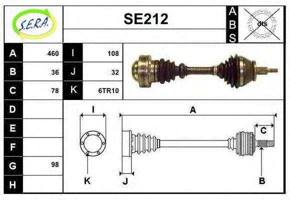 SERA 101926 Приводний вал