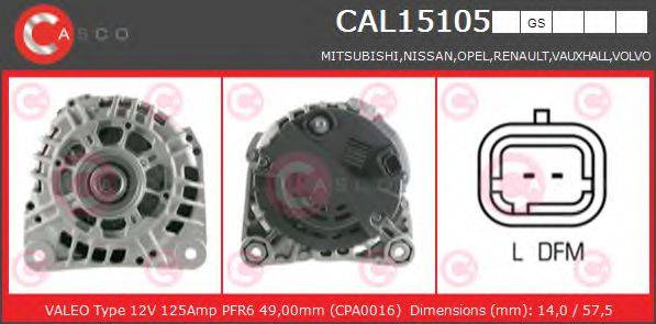 CASCO CAL15105GS