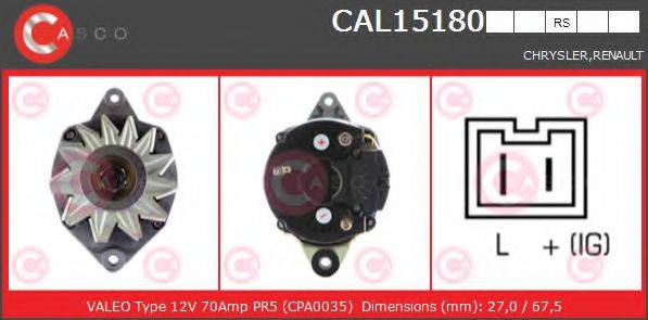 CASCO CAL15180RS