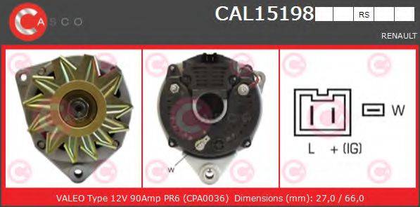 CASCO CAL15198RS