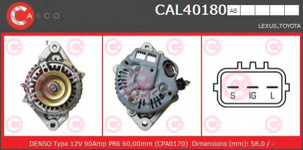 CASCO CAL40180AS