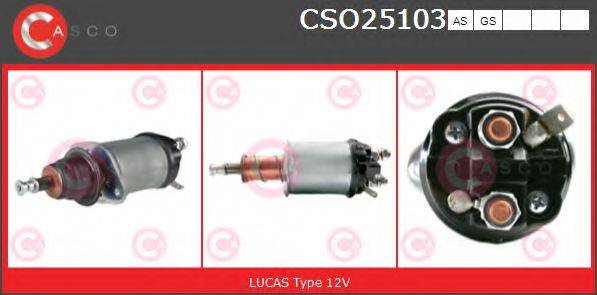 LUCAS ELECTRICAL 76906 Тягове реле, стартер