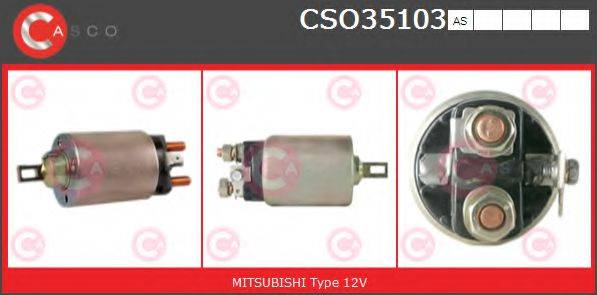 MAZDA 175824736 Тягове реле, стартер