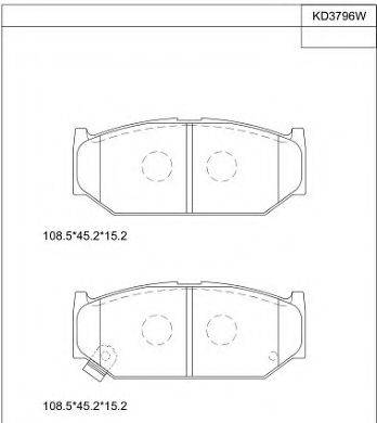 ASIMCO KD3796W
