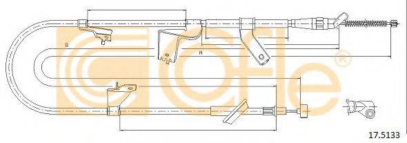 MALO 29130 Трос, стоянкова гальмівна система