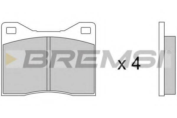 BREMSI BP2043