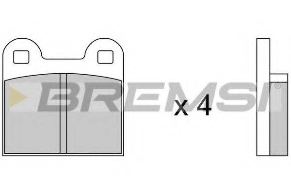 BREMSI BP2047