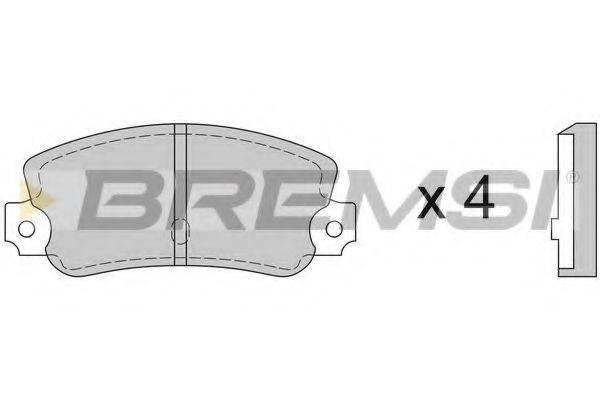 BREMSI BP2074