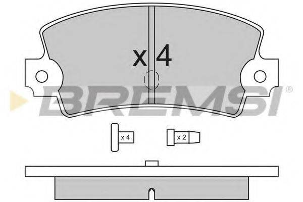 BREMSI BP2114