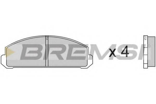 BREMSI BP2123