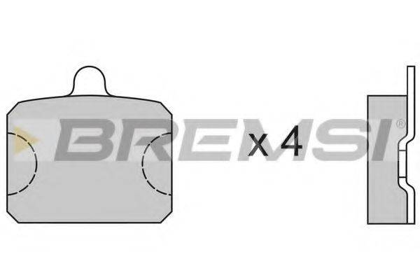 BREMSI BP2126