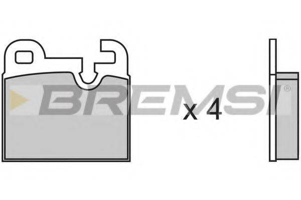 BREMSI BP2145