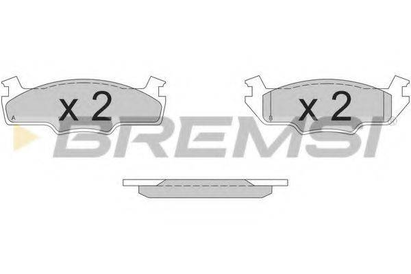 BREMSI BP2162