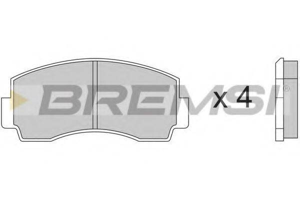 BREMSI BP2168