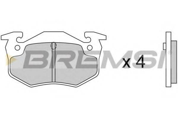 BREMSI BP2217