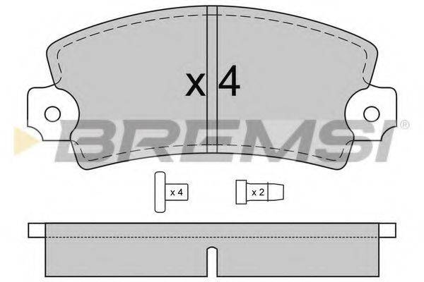 BREMSI BP2220