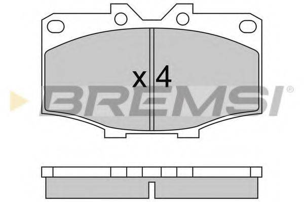 BREMSI BP2242