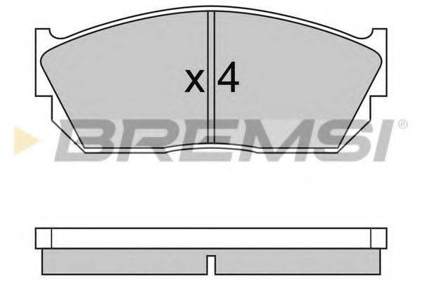 BREMSI BP2245