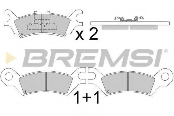 BREMSI BP2251
