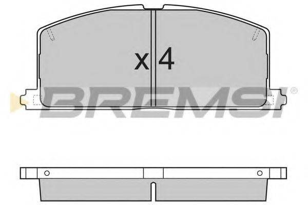 BREMSI BP2255