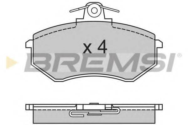 BREMSI BP2287