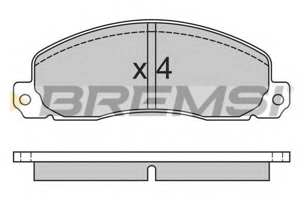 BREMSI BP2312