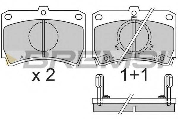 BREMSI BP2327