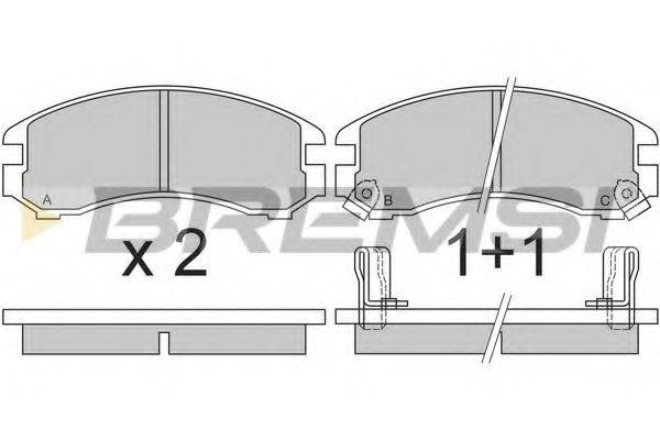 BREMSI BP2332