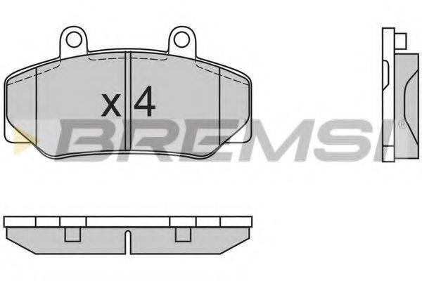 BREMSI BP2386