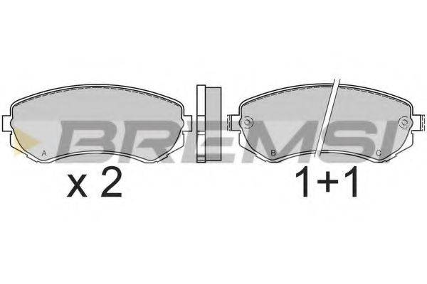BREMSI BP2473