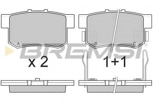 BREMSI BP2483