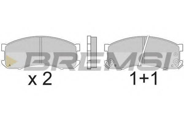 BREMSI BP2504