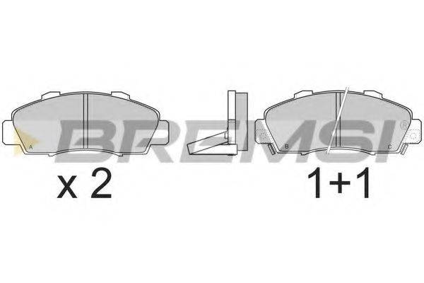 BREMSI BP2543