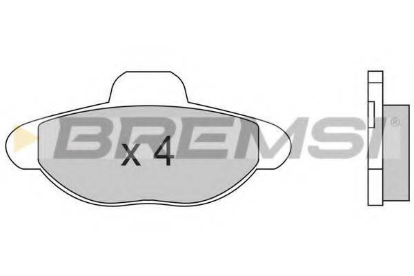 BREMSI BP2552
