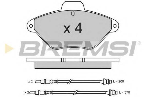 BREMSI BP2565