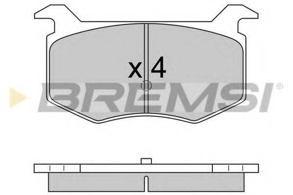 BREMSI BP2576