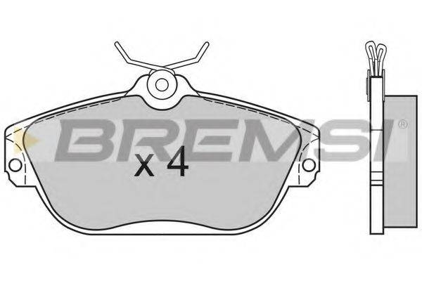 BREMSI BP2582