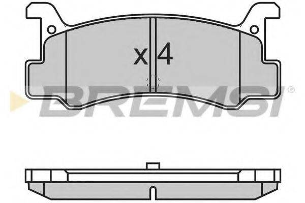 BREMSI BP2602