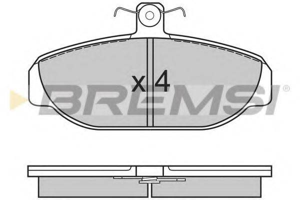 BREMSI BP2616