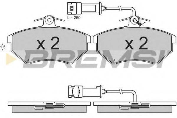 BREMSI BP2643