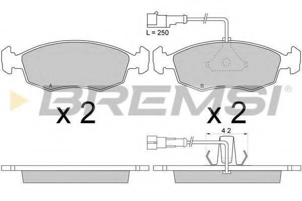 BREMSI BP2669