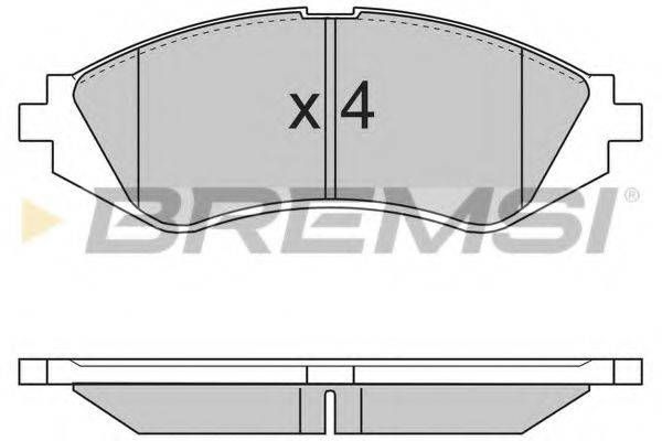 BREMSI BP2718