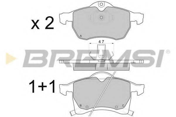 BREMSI BP2811