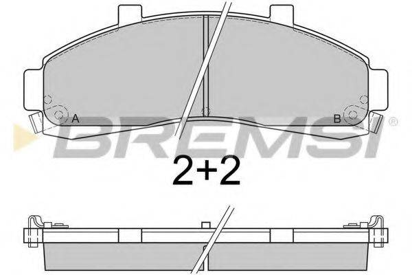 BREMSI BP2829