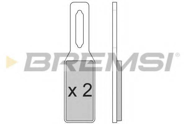 BREMSI BP2852