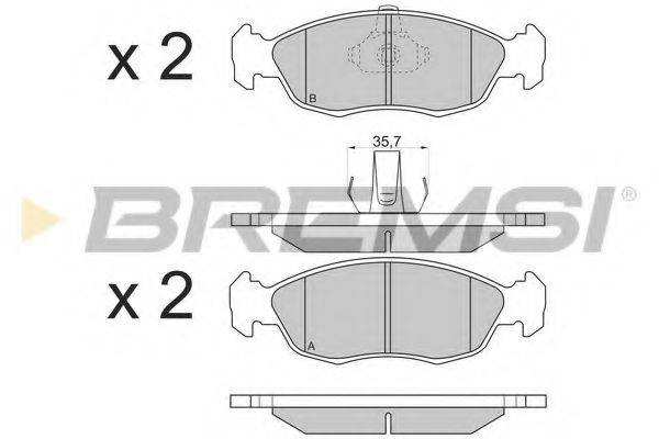 BREMSI BP2853