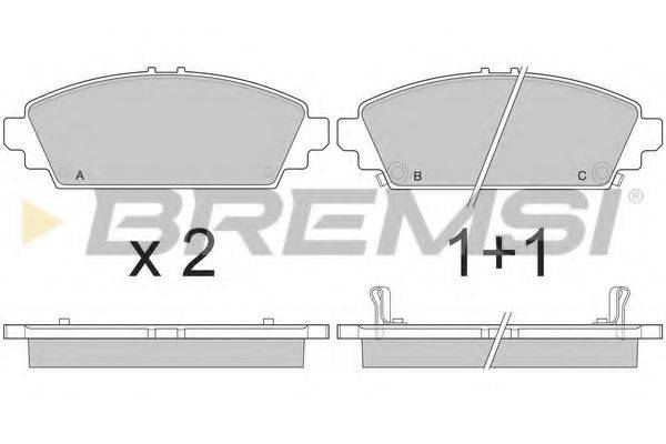 BREMSI BP2904