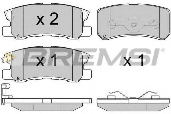 BREMSI BP2965