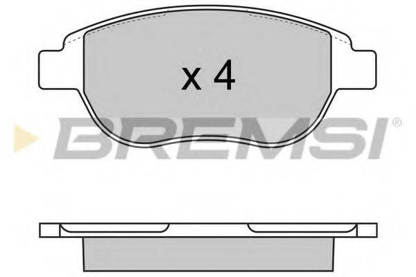 BREMSI BP2972